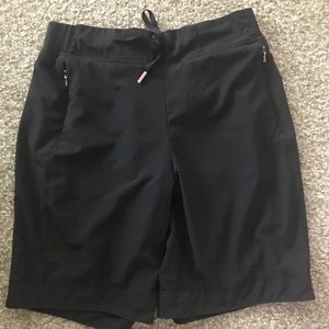 Black hiking shorts